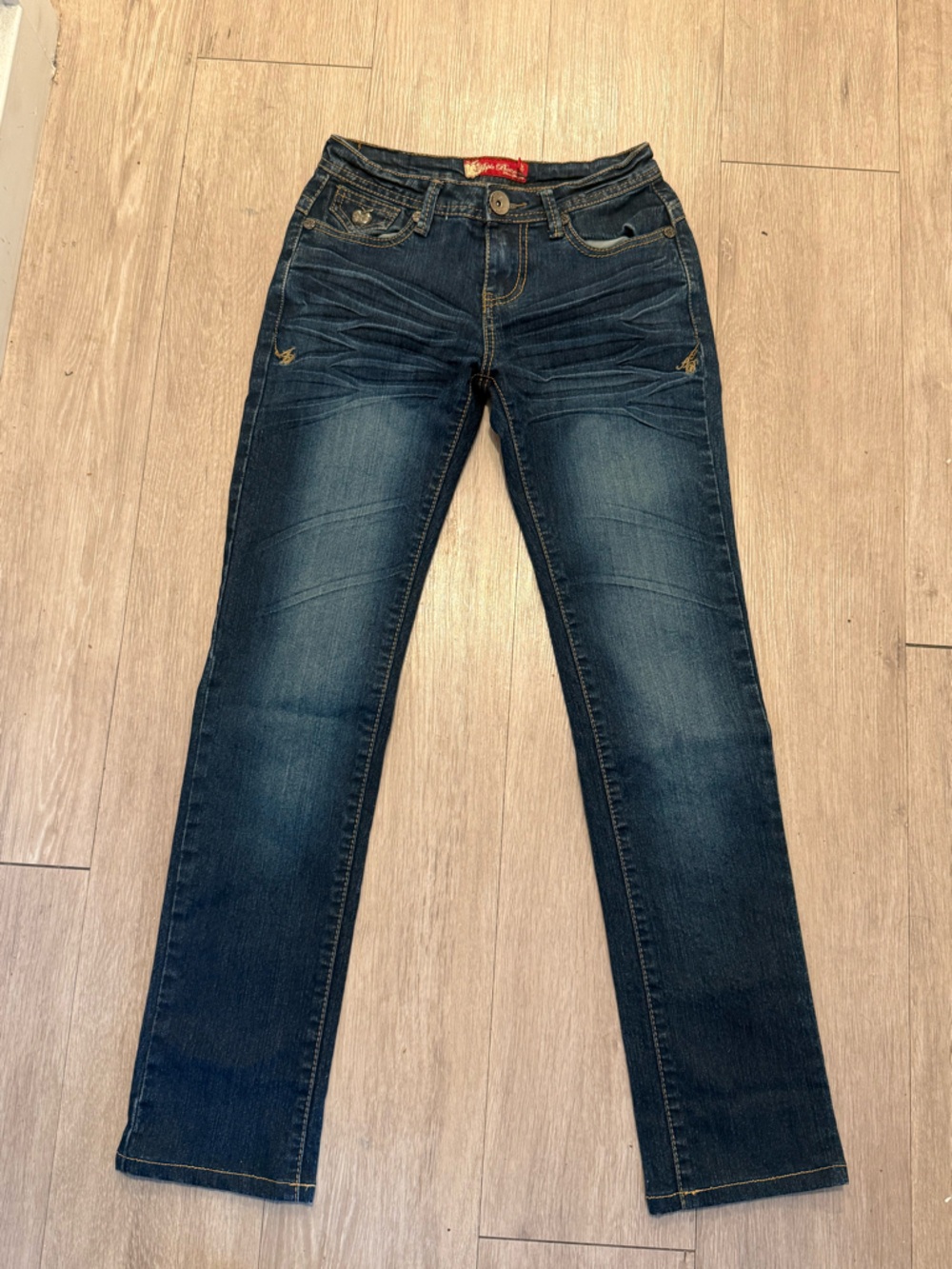 Y2K Apple Bottoms Dark blue Skinny Jeans